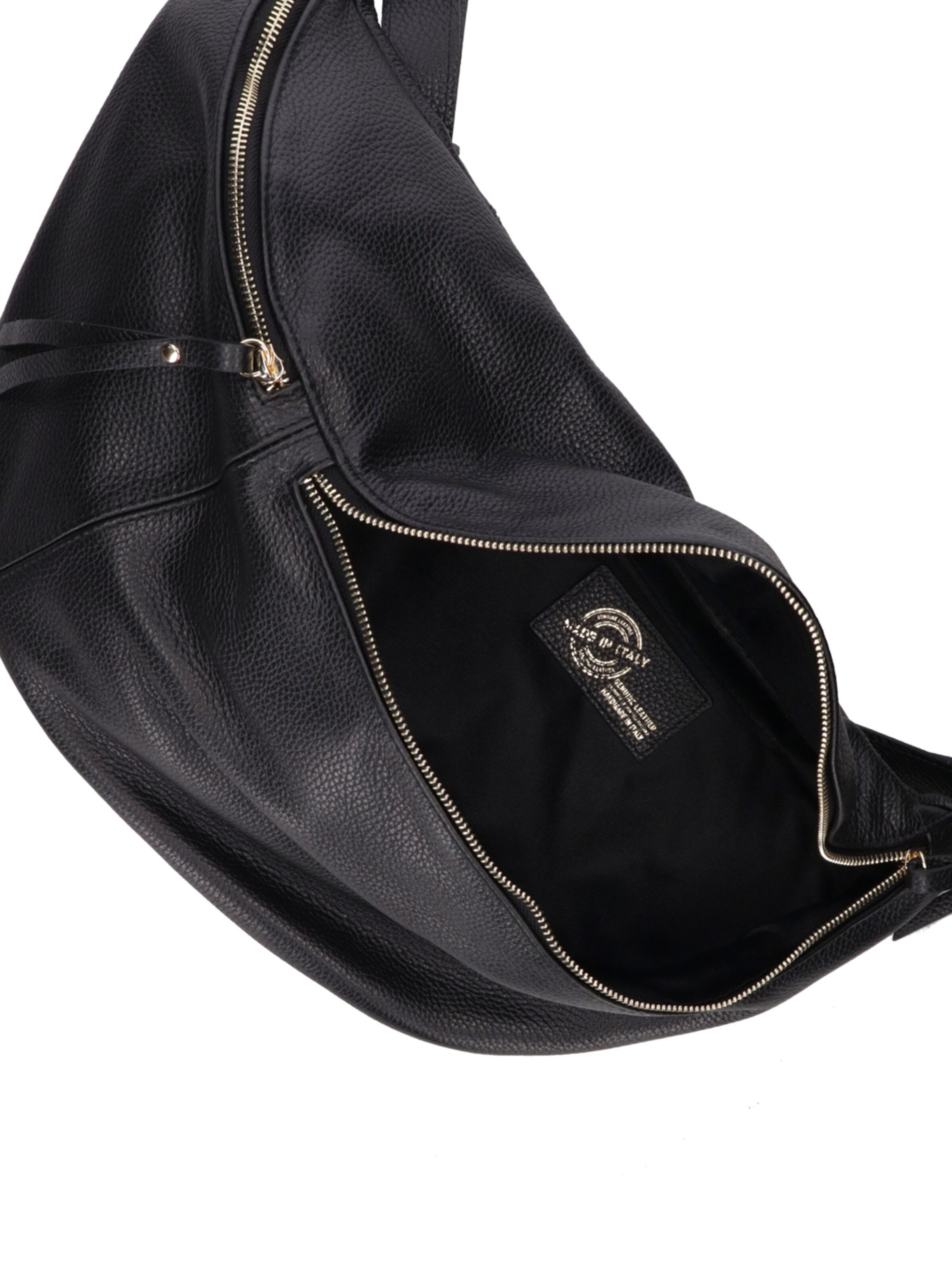Marsupio 'Marsupio donna pelle dollaro Gave Lux - con zip e tracolla regolabile' di Chiara Ferretti in nero