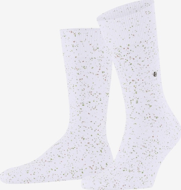 BURLINGTON Socks 'Pixel Pop' in White: front