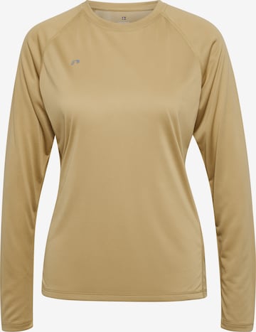 Newline Performance shirt 'Beat' in Brown: front