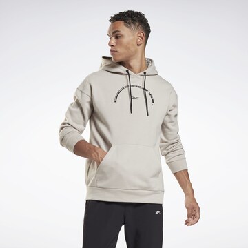 Reebok Athletic Sweatshirt in Grey: front