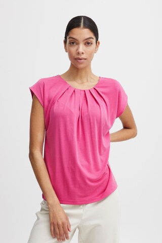 Camicia da donna 'Perl' di b.young in rosa: frontale
