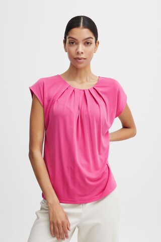 b.young Bluse 'Perl' in Pink: predná strana