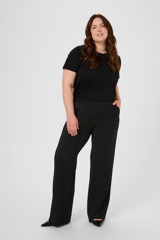 Loosefit Pantalon 'KCRiana' KAFFE CURVE en noir