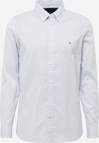 TOMMY HILFIGER - Ajuste estrecho Camisa en blanco: frente