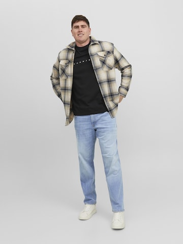 Jack & Jones Plus Tapered Jeans 'JJIMike JJOriginal' in Blue