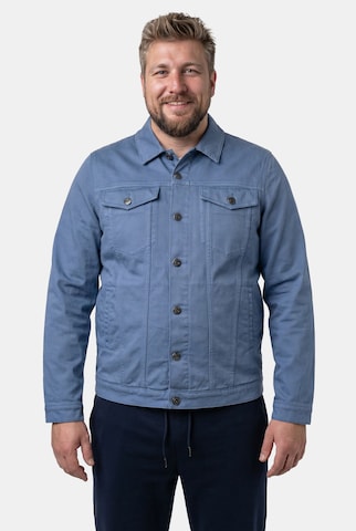 Men Plus Between-season jacket in Blue: front