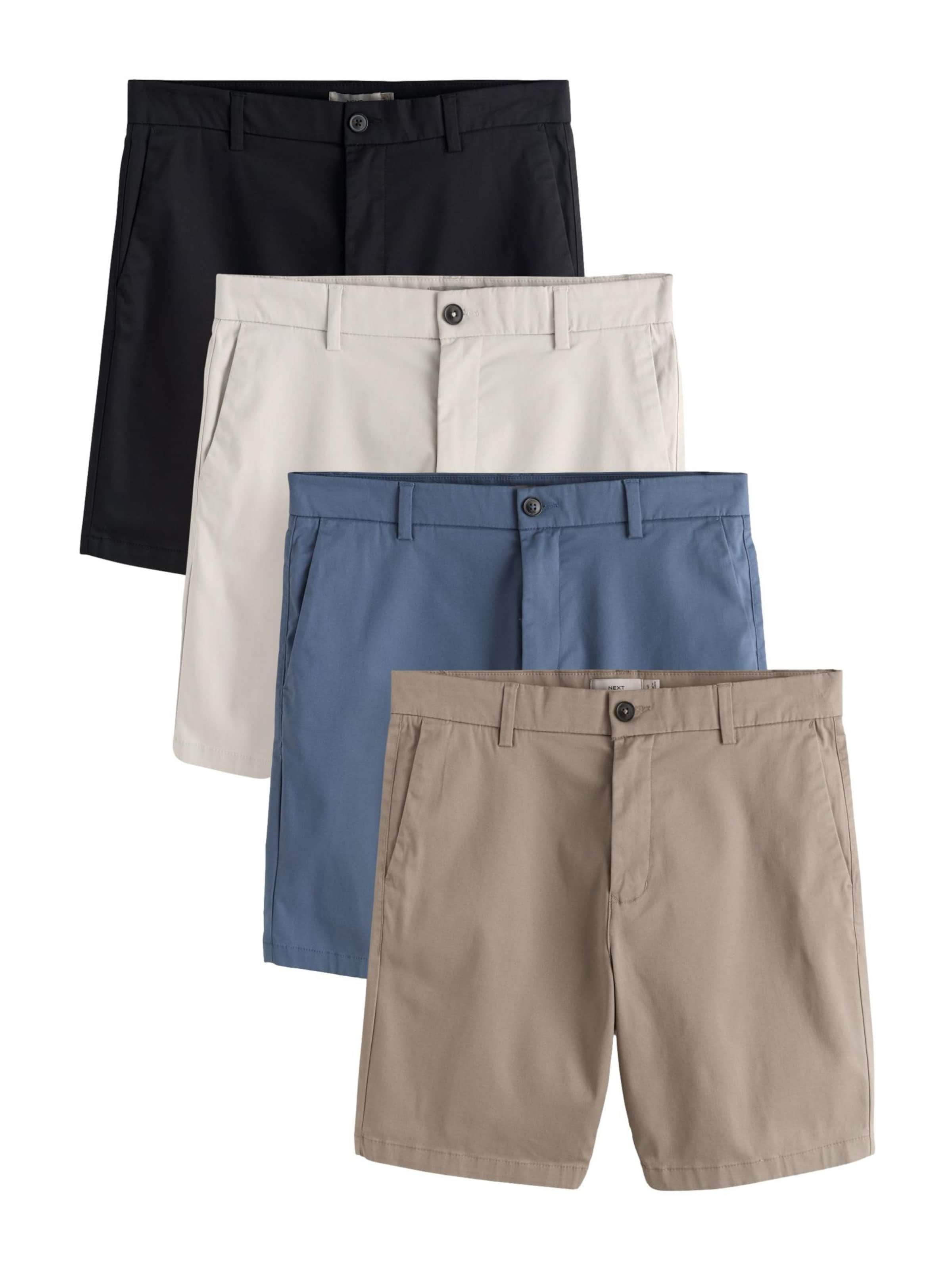 Coupe slim Pantalon chino Next en bleu : devant