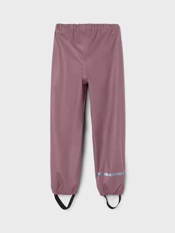 NAME IT Ozke Funkcionalne hlače | vijolična barva