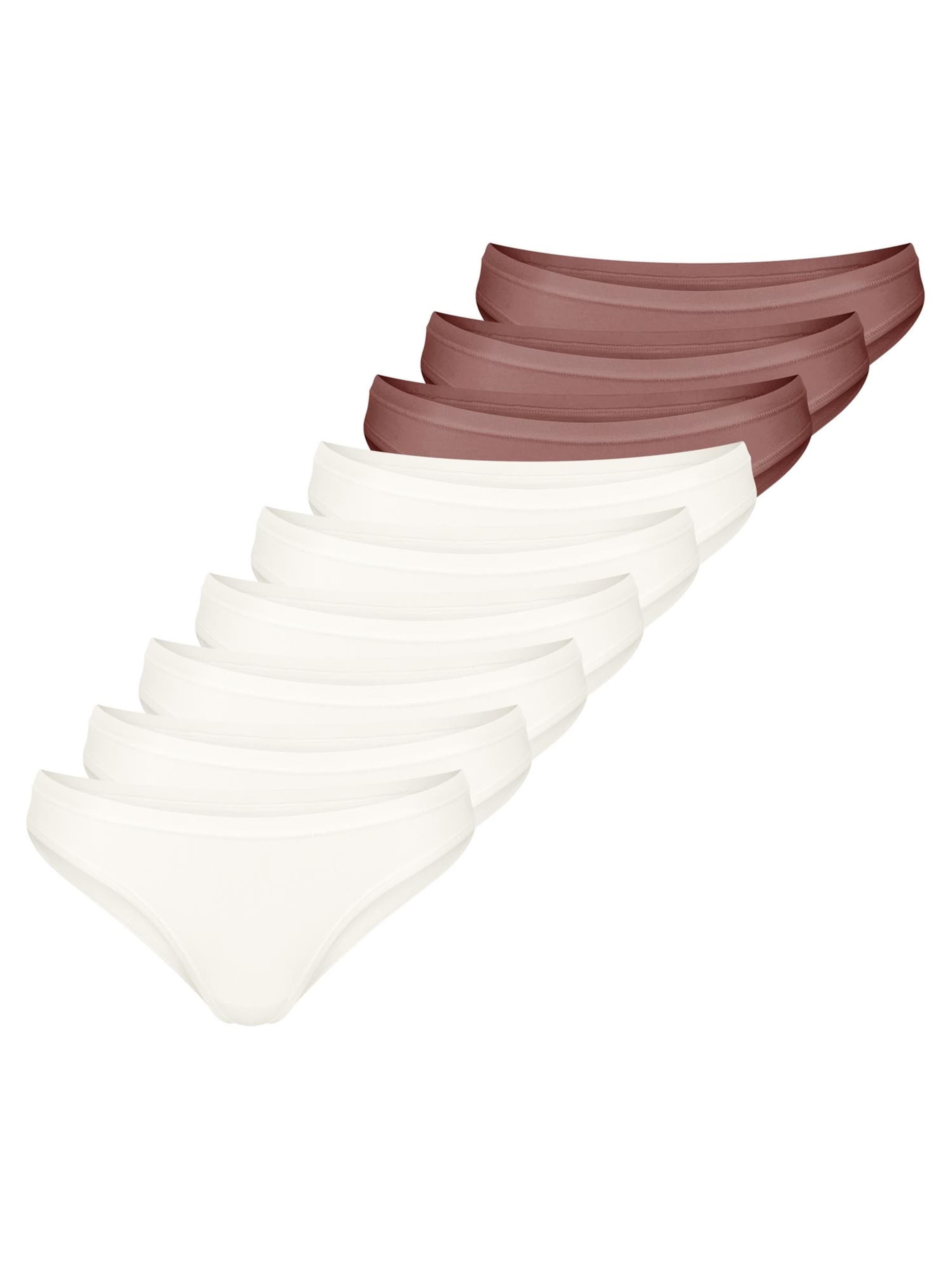 SLOGGI Slip 'GO Daily Cotton' in Brown: front