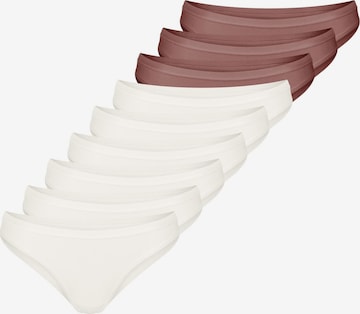 SLOGGI Slip 'GO Daily Cotton' in Brown: front