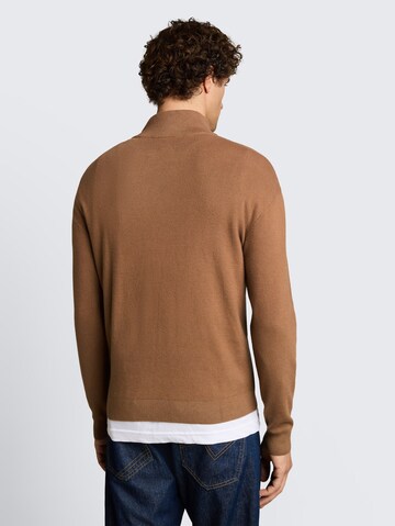 TOM TAILOR DENIM Sweater in Brown