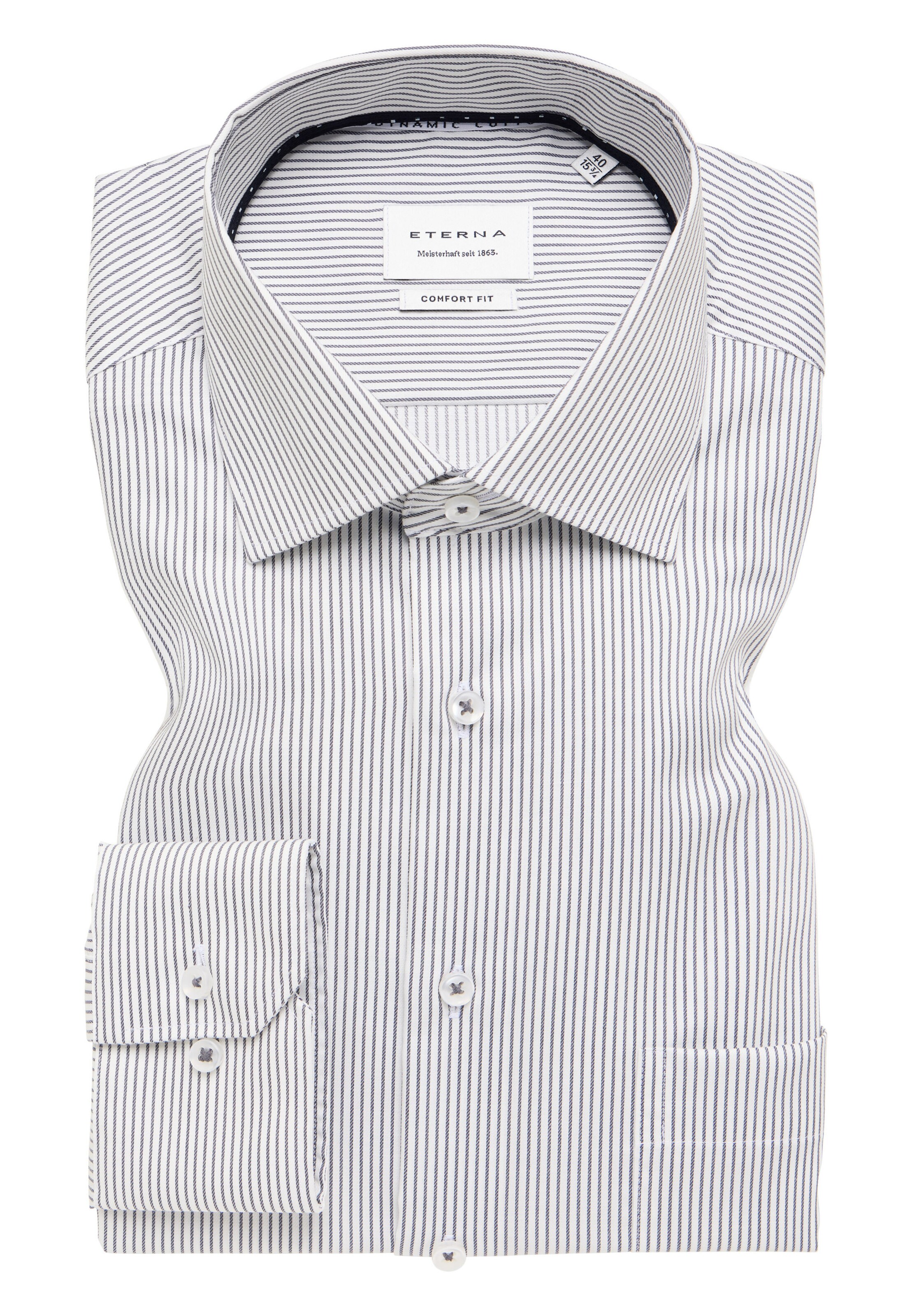 ETERNA Comfort fit Business shirt in Grey