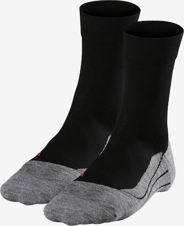 FALKE Sportsocken in Schwarz: Vorderseite