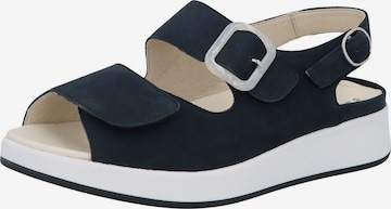 SOLIDUS Sandale 'Hannah' in Blau: Vorderseite
