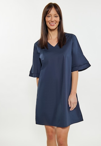 usha BLACK LABEL Jurk in Blauw: voorkant