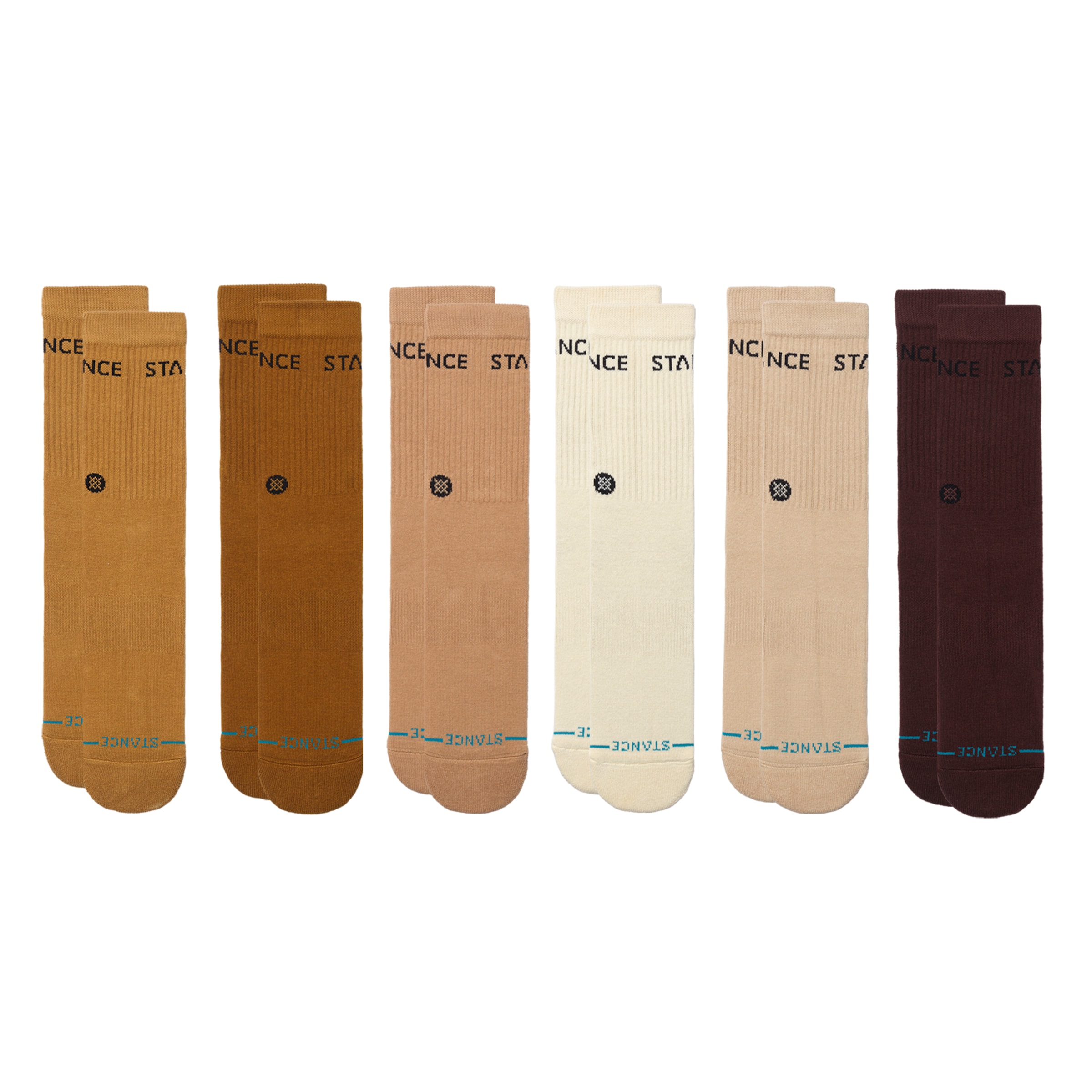 Chaussettes 'ORIGIN' Stance en mélange de couleurs : devant