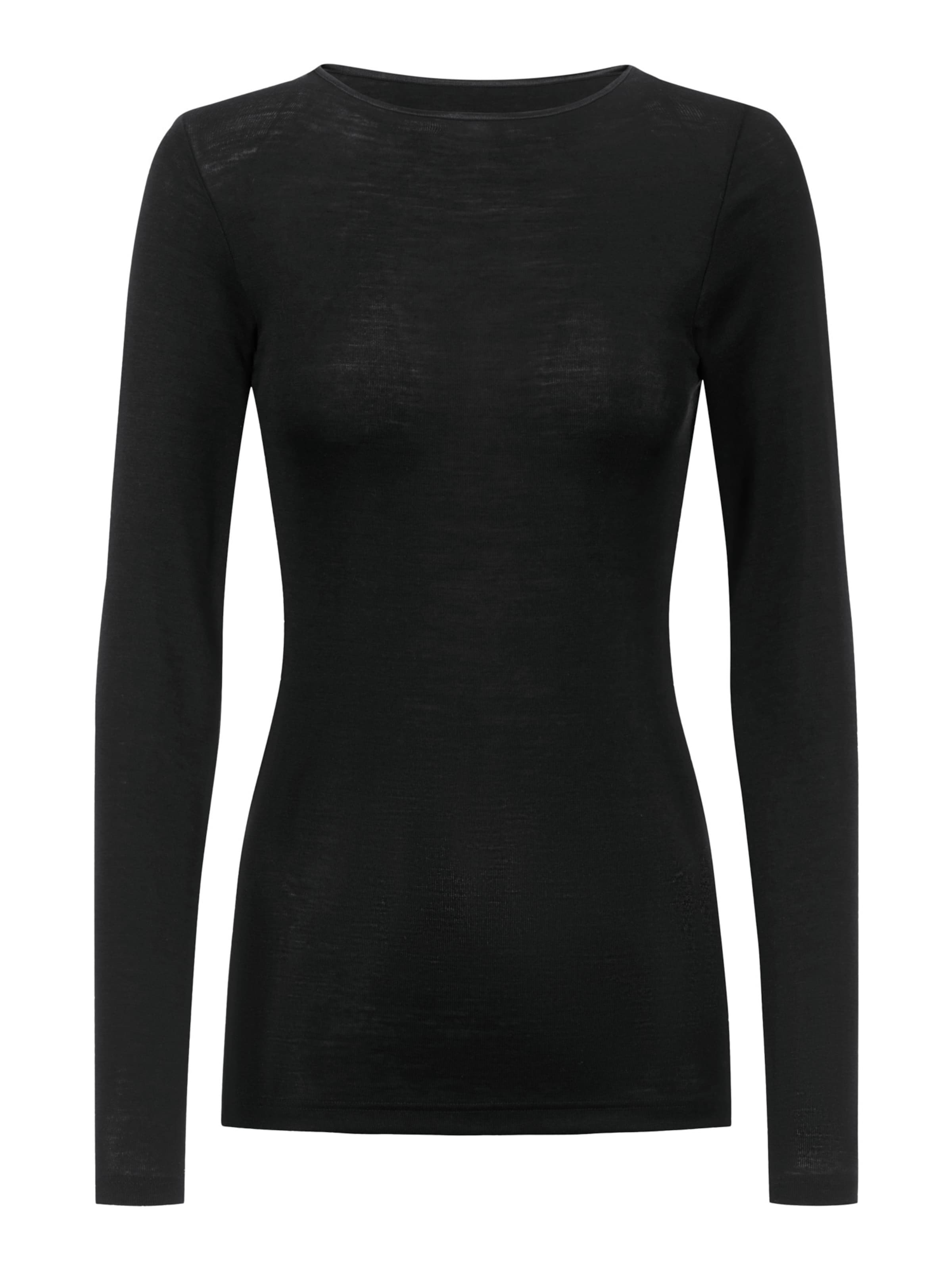 Mey Shirt in Schwarz: Vorderseite