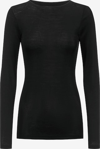 Mey Shirt in Schwarz: Vorderseite