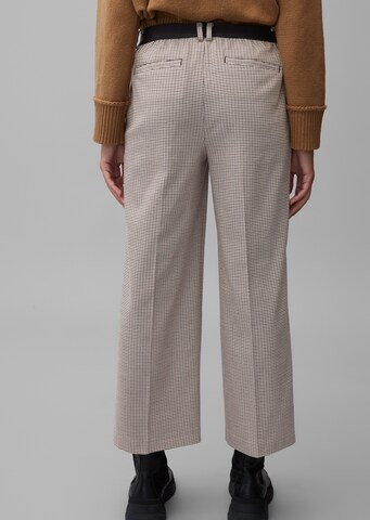 Marc O'Polo Wide leg Pantalon in Beige