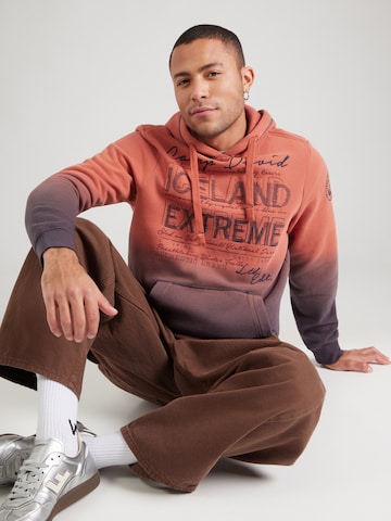 CAMP DAVID Sweatshirt in Red: front