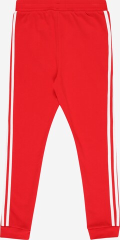 ADIDAS ORIGINALS Tapered Trousers 'Trefoil' in Red