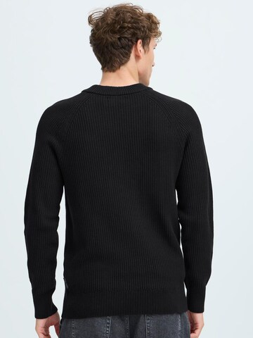 Pull-over ' CFKRISTIAN raglan rib crew neck knit ' Casual Friday en noir