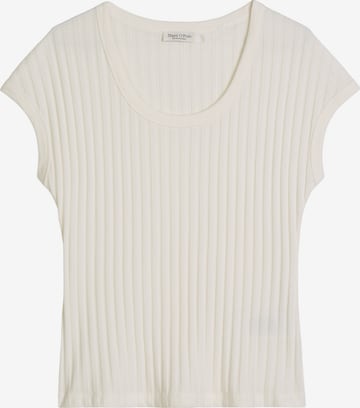 T-shirt Marc O'Polo en blanc : devant