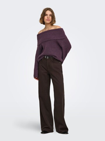 ONLY Sweater 'MAGGIE' in Purple