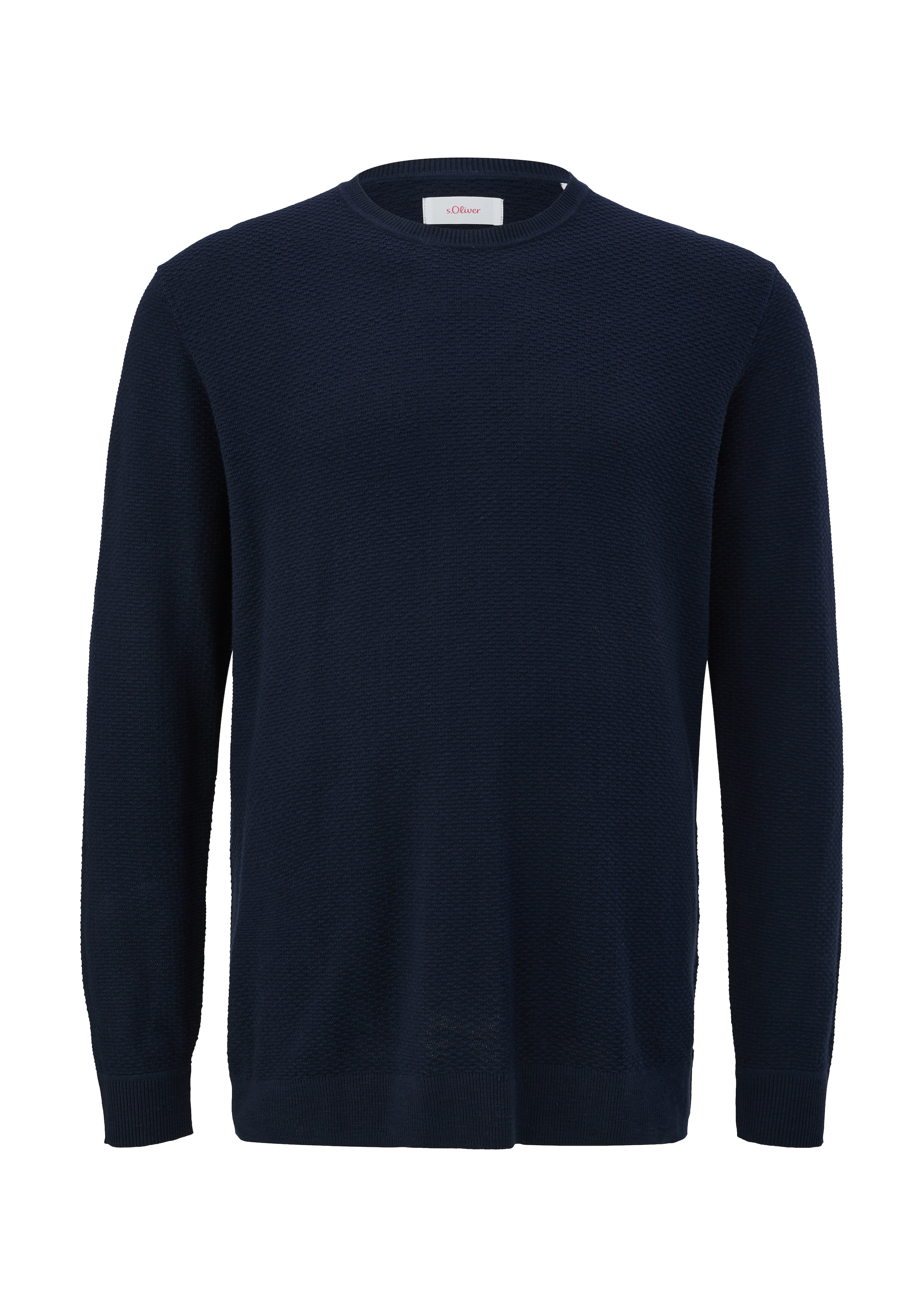 s.Oliver Men Big Sizes Pullover in Blau: Vorderseite