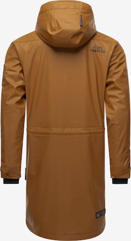 STONE HARBOUR Płaszcz przejściowy 'Verdaan' w kolorze brązowy