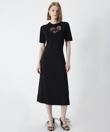 Ipekyol Knitted dress in Black: front