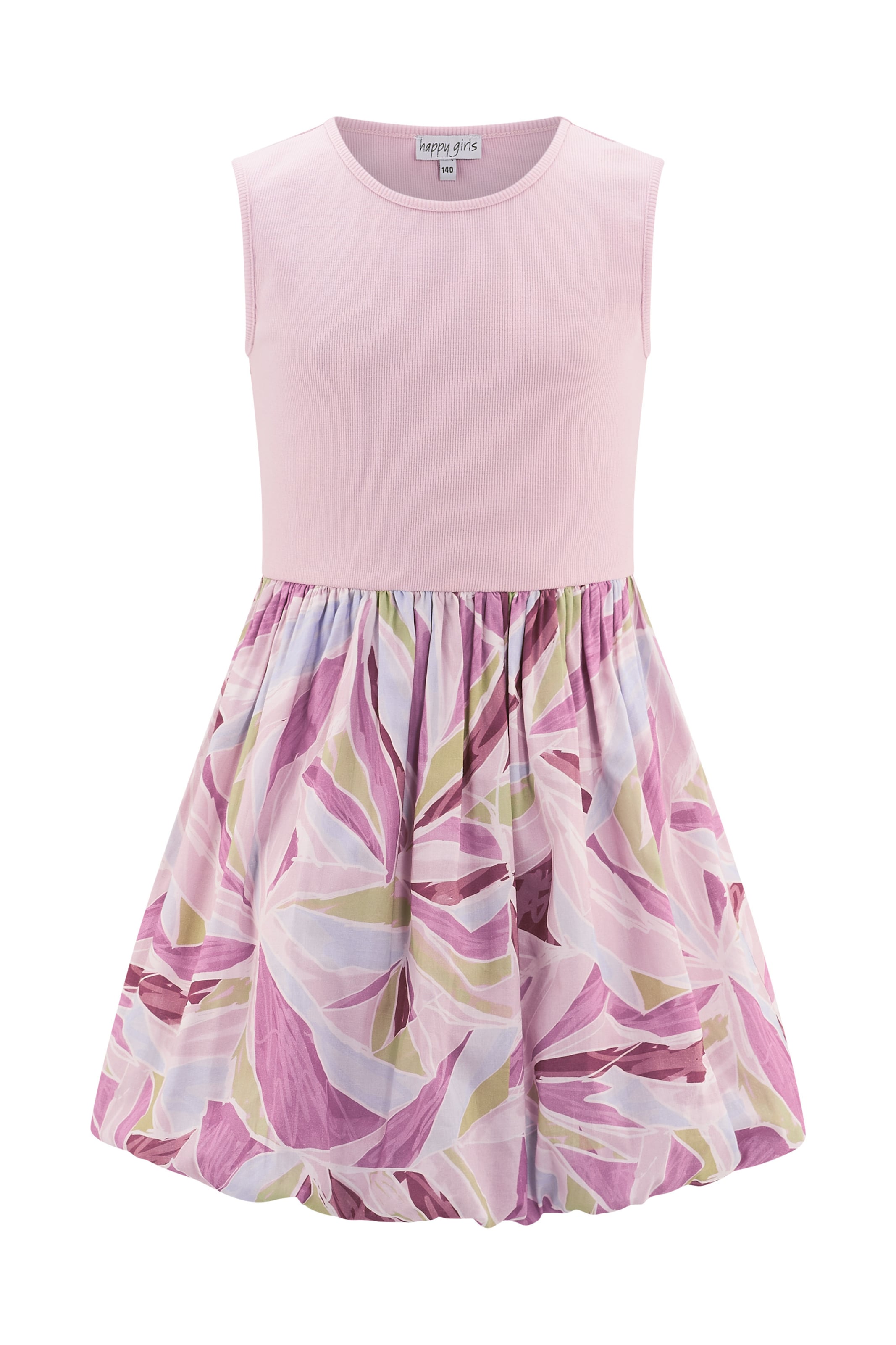 Robe happy girls en rose : devant