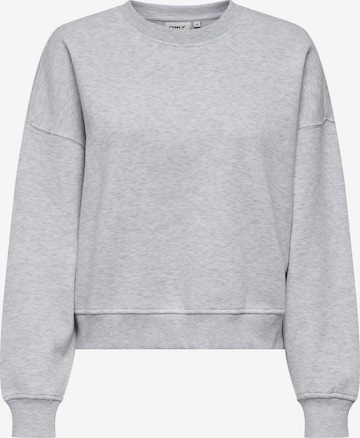 ONLY Sweatshirt 'ONLBEST' in Grau: Vorderseite