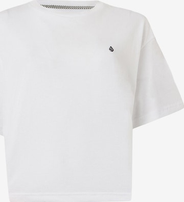 Maglietta 'STONE BLANKS UP' di Volcom in bianco: frontale