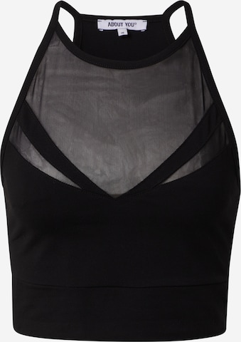 ABOUT YOU Top 'Blanca' in Black: front