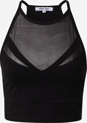 ABOUT YOU Top 'Blanca' in Schwarz: predná strana