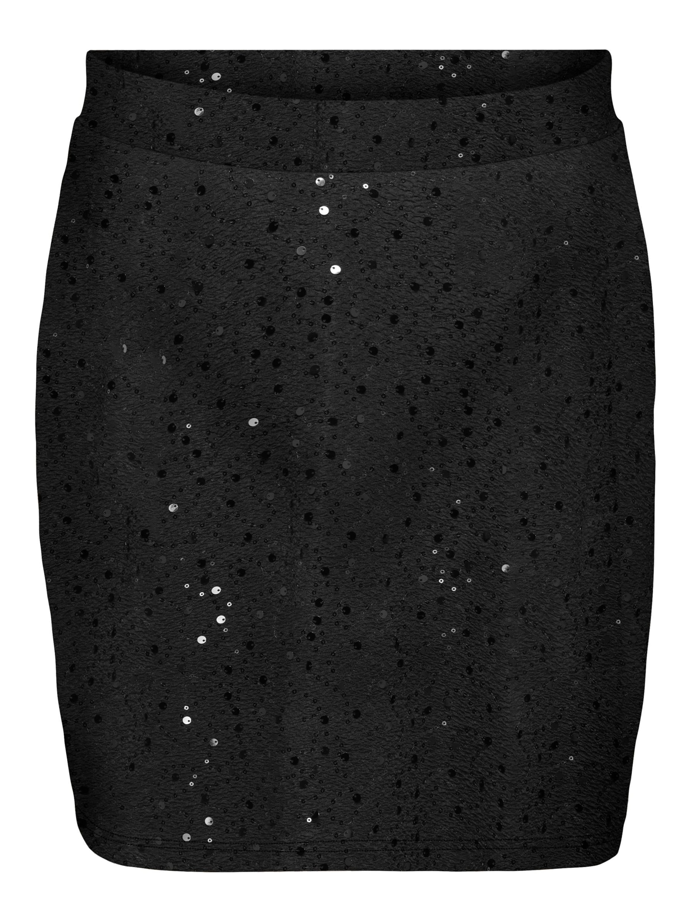 ONLY Carmakoma - Falda 'WHAM' en negro: frente