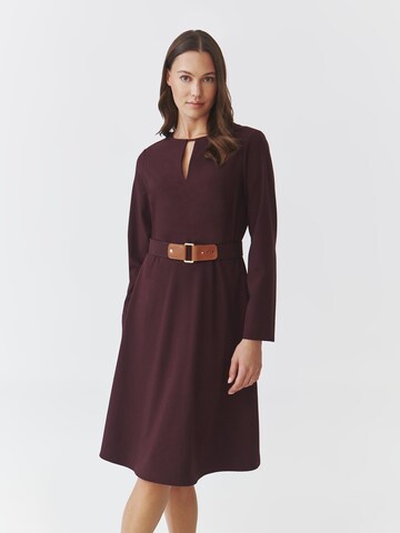 Robe 'ANAKO' TATUUM en marron : devant