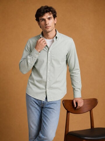 KING Essentials Regular fit Button Up Shirt 'The Tommy' in Green