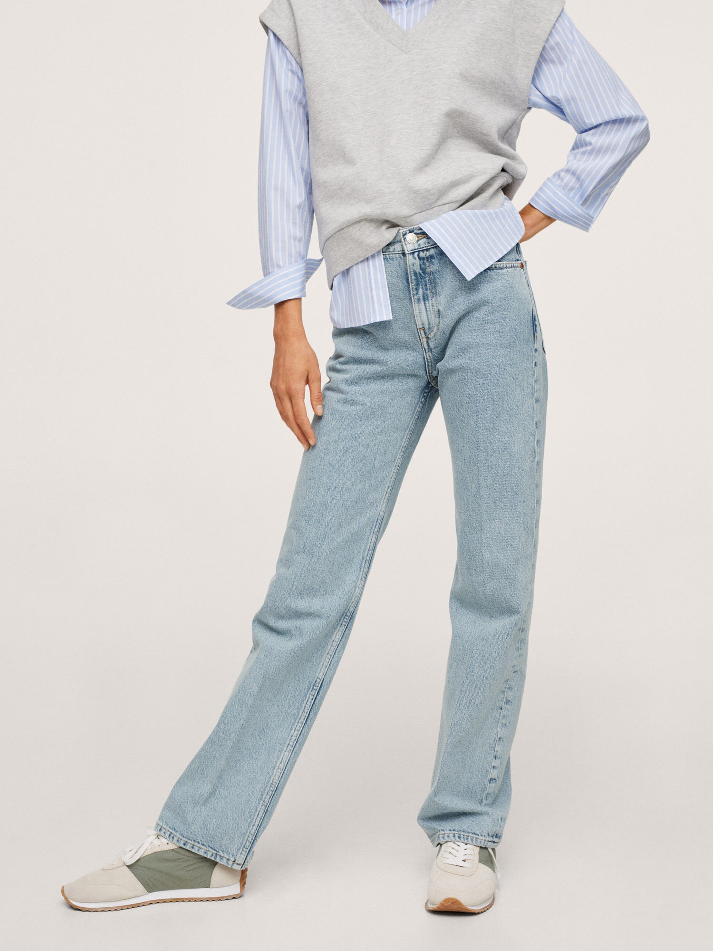 MANGO Straight leg jeans voor dames 