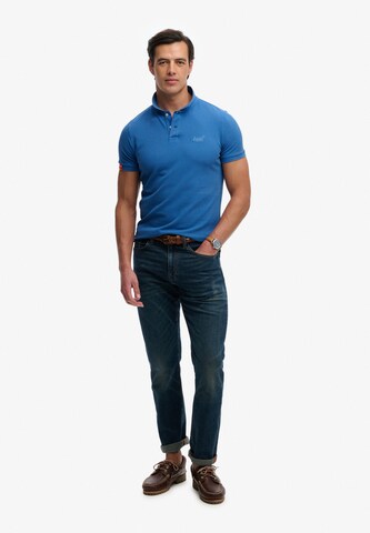 Superdry & Co Shirt 'Vintage Destroy' in Blauw