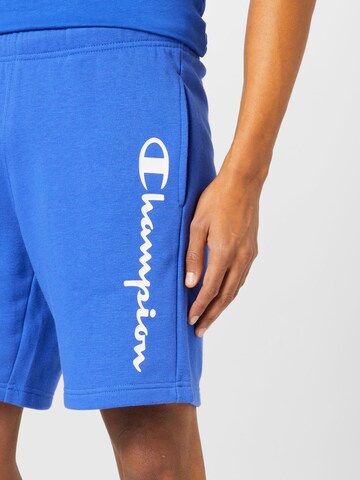 Champion Authentic Athletic Apparel Normální Kalhoty – modrá