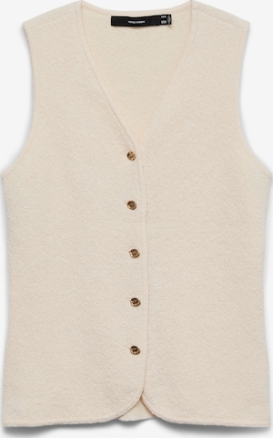 Gilet in maglia 'VMSILVIA' di VERO MODA in beige: frontale