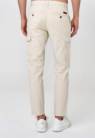 INDICODE JEANS Regular Cargobroek 'Cagle' in Beige