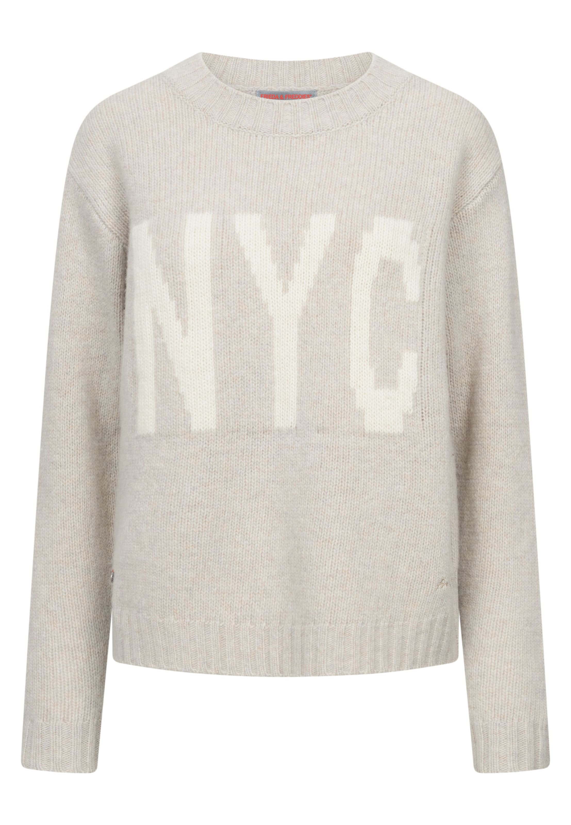 Frieda & Freddies NY Pullover in Weiß: Vorderseite