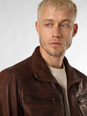Nils Sundström Between-Season Jacket 'Marc' in Brown