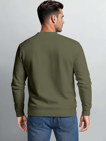 Neverless Sweatshirt 'Kompass' in Green