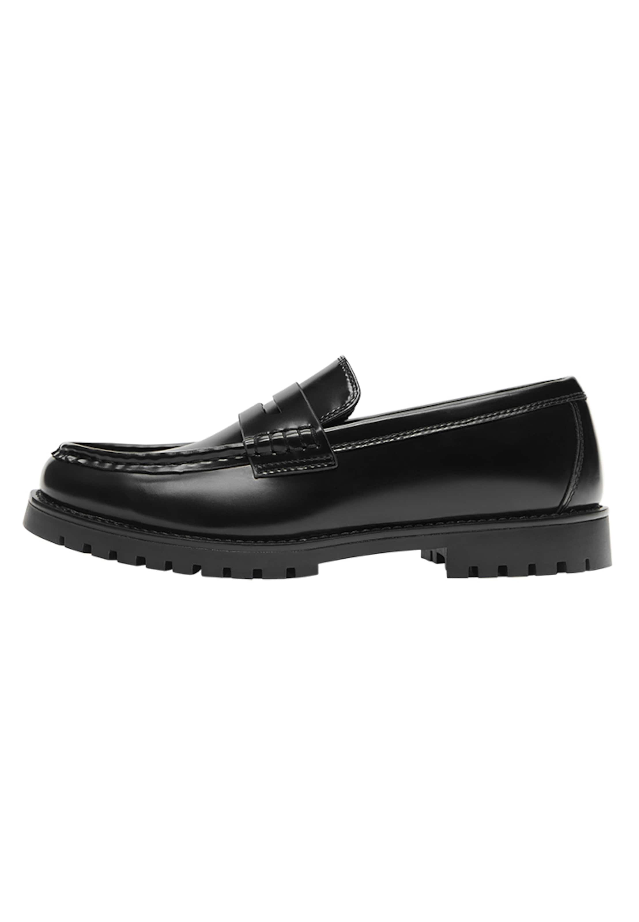 Pull&Bear Slipper – černá