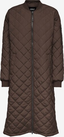 ONLY Between-Seasons Coat in Brown: front