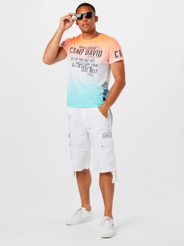 CAMP DAVID - Camiseta 'Fly And Cruise' en azul